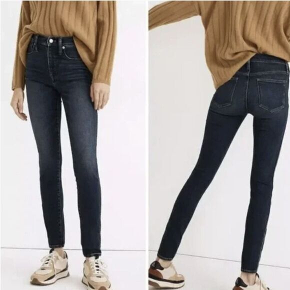 Madewell Denim - New Madewell Petite 10"‎ High-Rise Skinny Jeans Marengo Wash, 26P